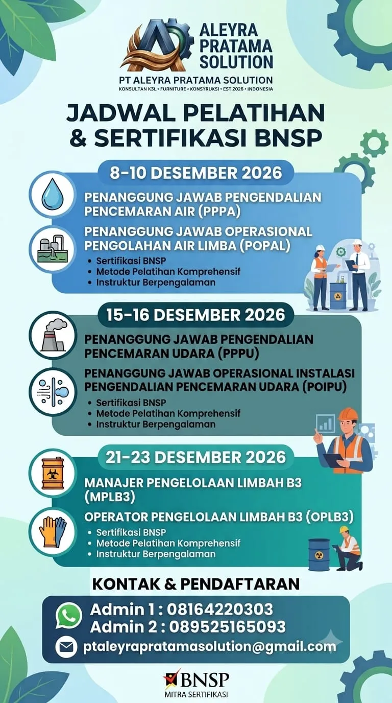 PPPU & POIPU — Sertifikasi BNSP (Desember 2026)
